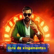 lista de xingamentos